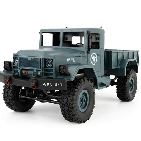 wpl rc military truck